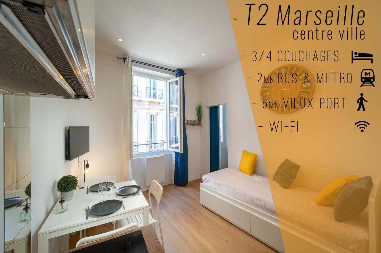 Appartement Au Coeur De Marseille Vieux Port ภายนอก รูปภาพ